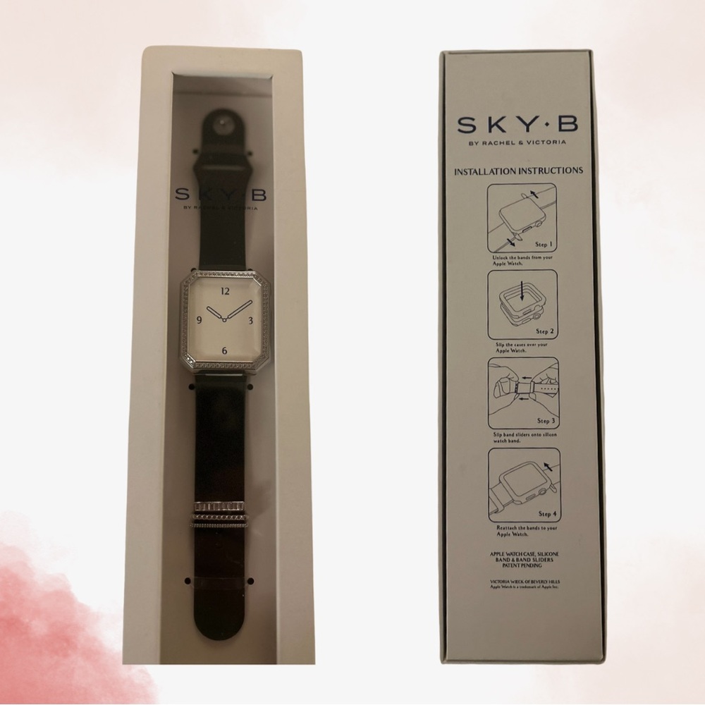 Apple Watch Black Bling Band 42/44 mm‎
